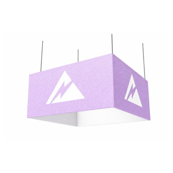 Enseigne suspendue 154 x 154 x 80 cm personnalisable