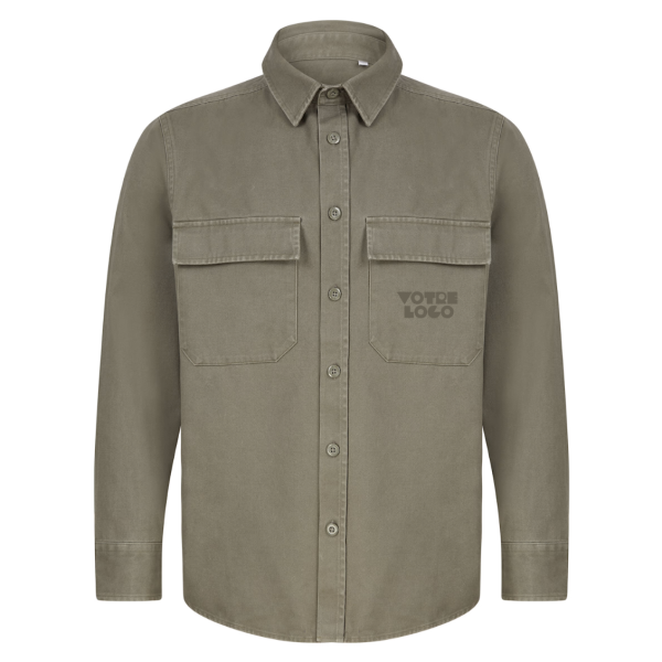 Surchemise Drill 265 g/m² personnalisable