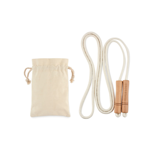 Corde à sauter avec pochon personnalisable