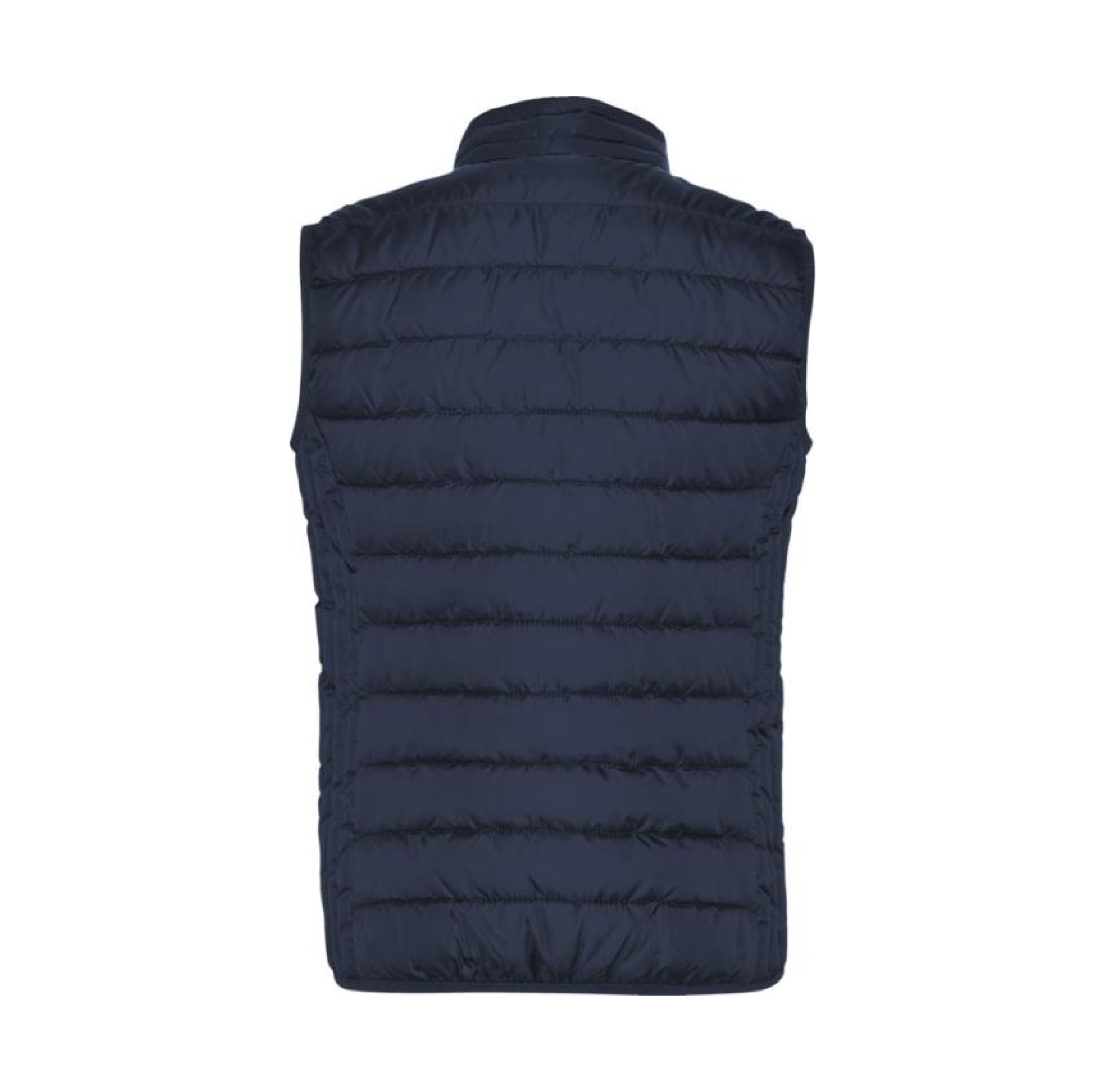 Doudoune-bleu-fonce-sans-manches-femme-personnalisable Doudoune sans manches femme personnalisable