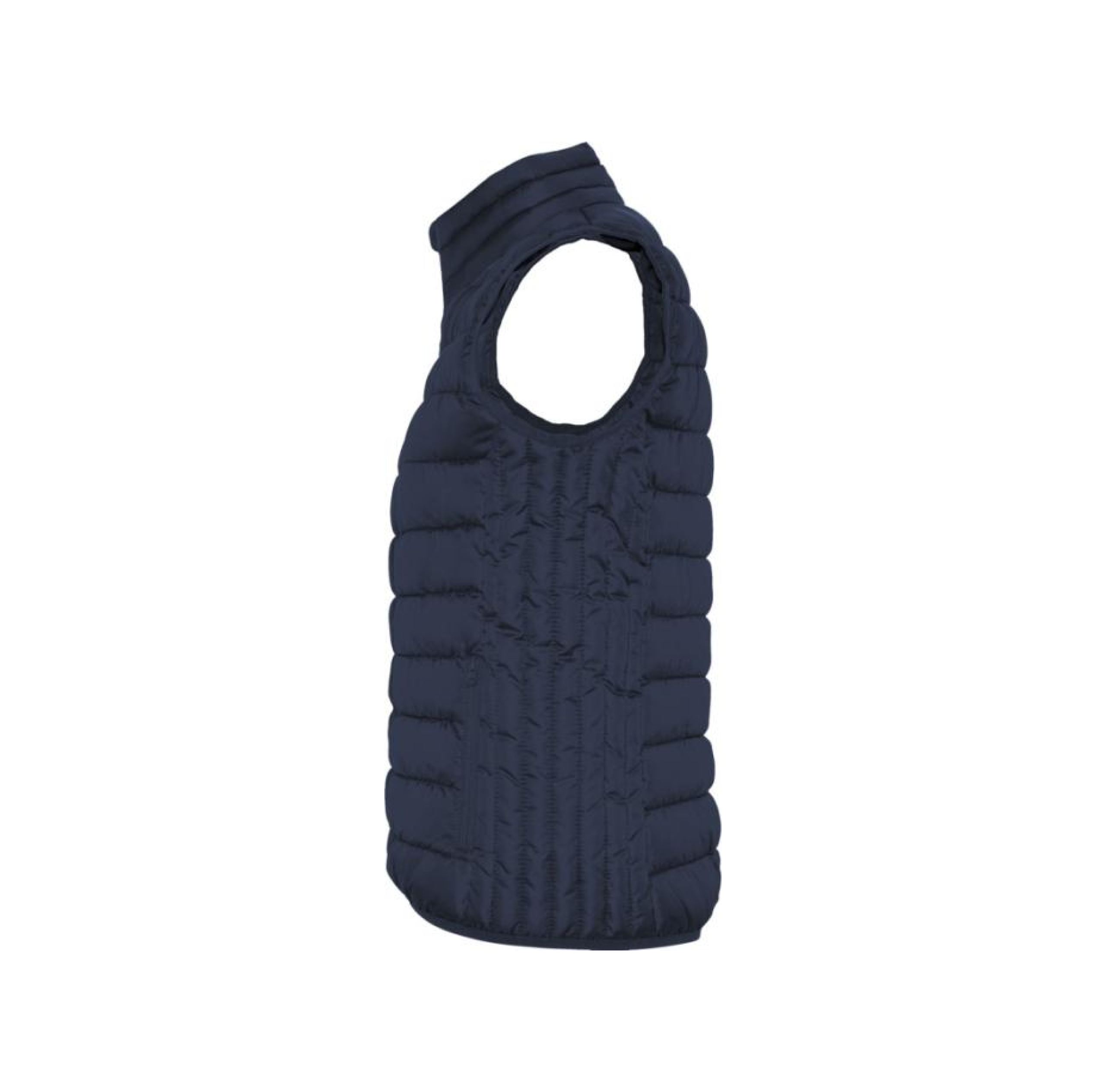 Doudoune-sans-manches-bleu-fonce-femme-personnalisable Doudoune sans manches femme personnalisable