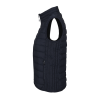 Doudoune-sans-manches-bleue-marine-personnalisable Doudoune sans manches femme personnalisable