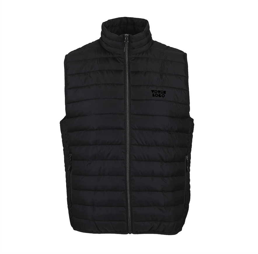 Doudoune sans manches homme personnalisable