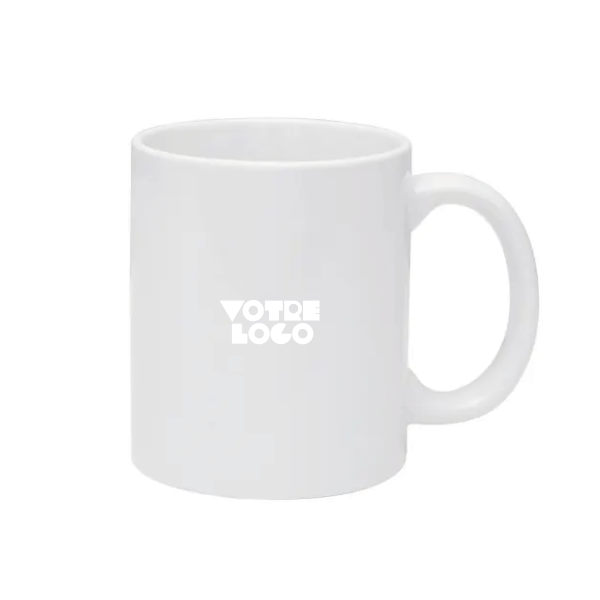 Mug céramique blanc personnalisable