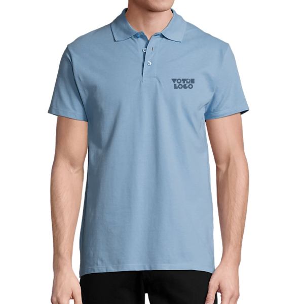 Polo homme/femme 210gr en coton personnalisable express