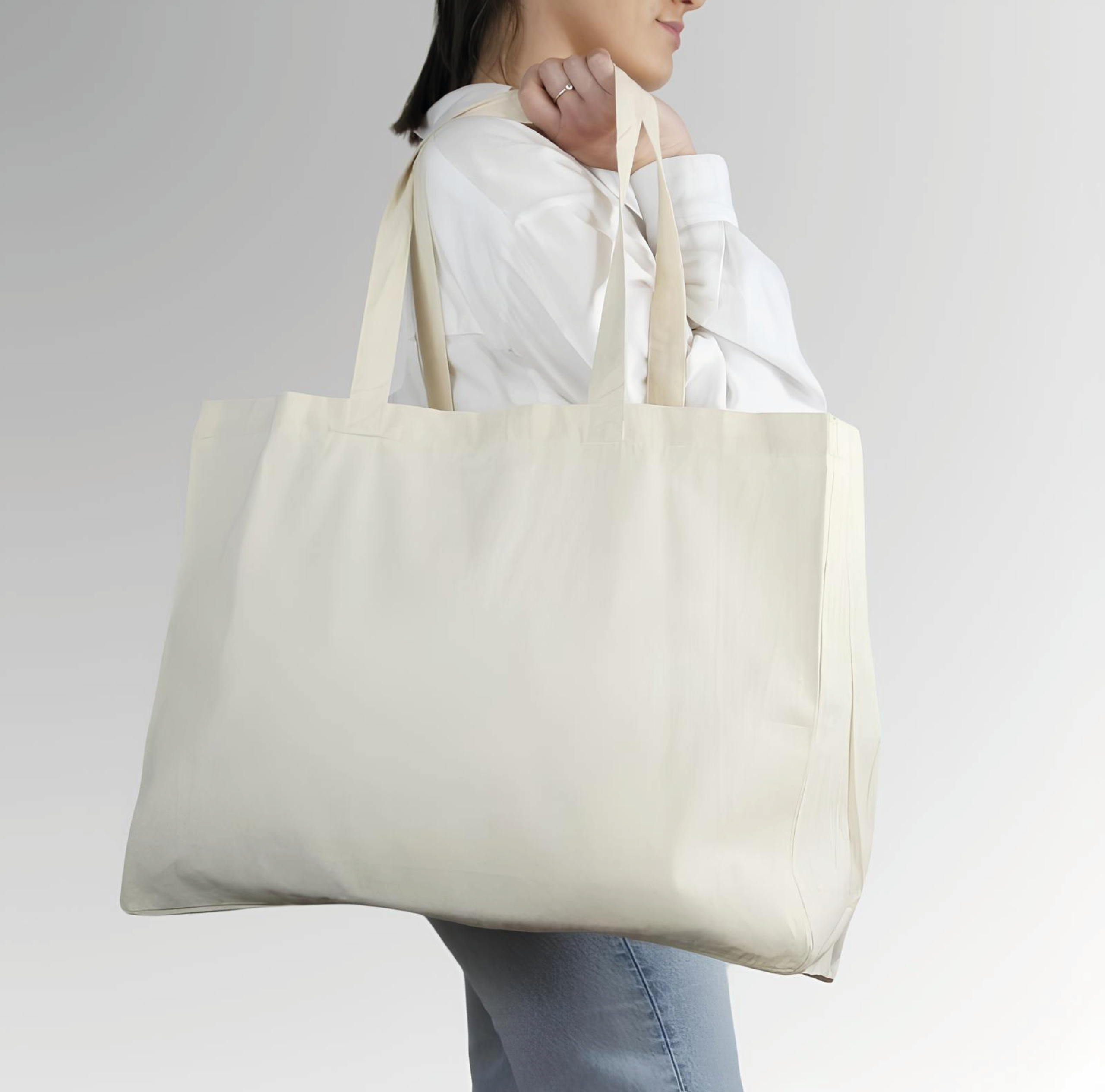 Sac-coton-écru-155gr-express-personnalisable Cabas coton 155gr écru personnalisable express