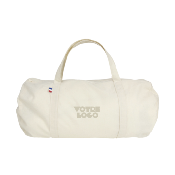 Sac de sport en coton certifié 150 gr/m² Made in France personnalisable