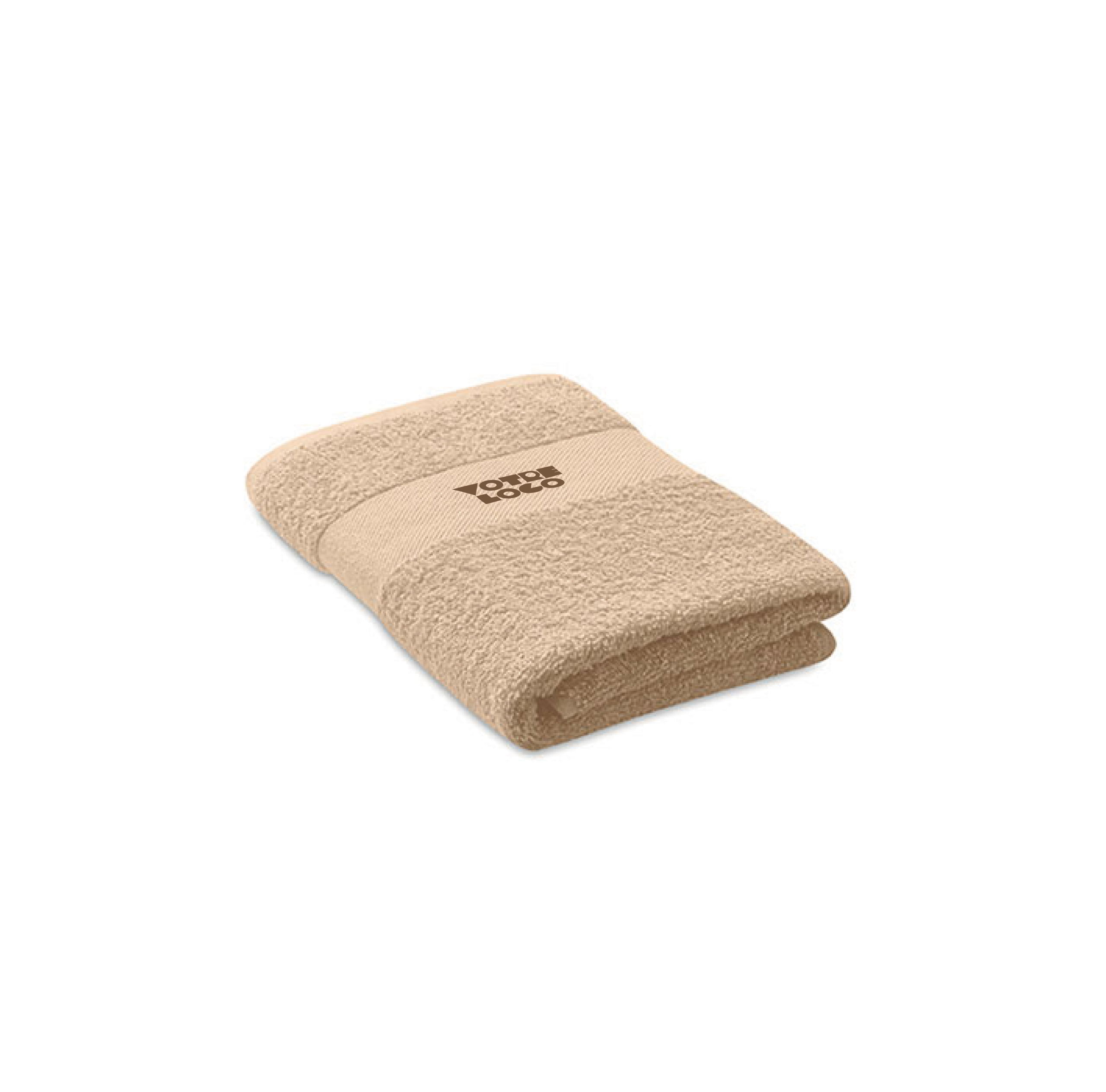 Serviette-eponge-coton-bio-ivoire-personnalisable Serviette éponge 100% coton biologique 360 gr/m2 personnalisable