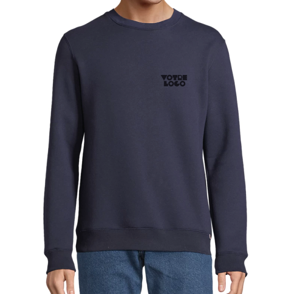 Sweat-shirt à col rond Made in France 300 g/m² personnalisable