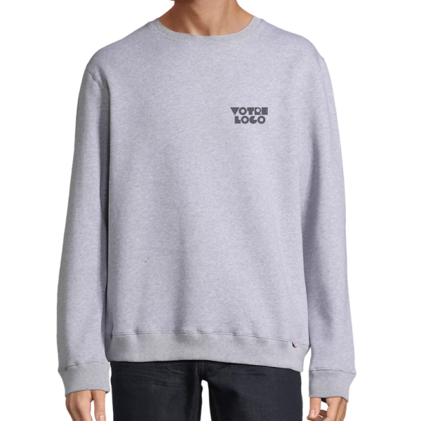 sweat col rond MadeInFrance personnalisable