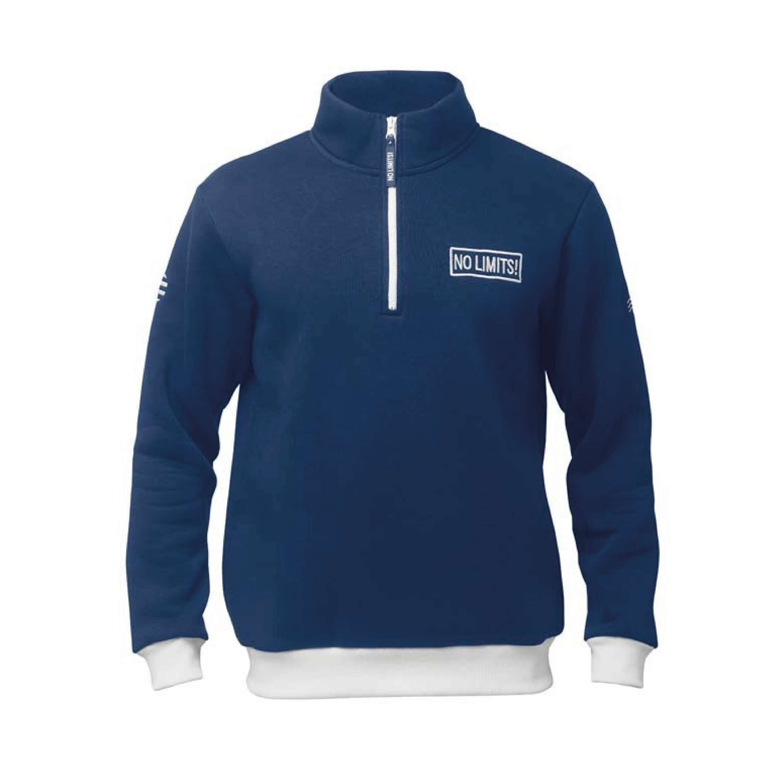 Sweat col zippé entièrement personnalisable