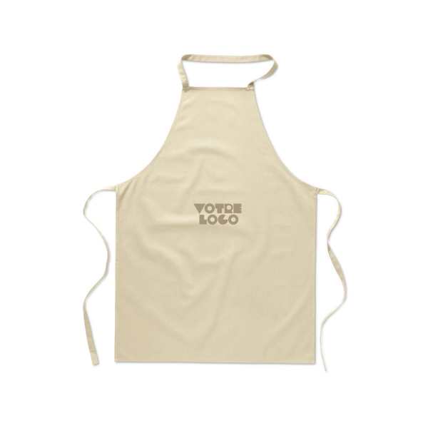 Tablier de cuisine en coton 180 gr/m² personnalisable