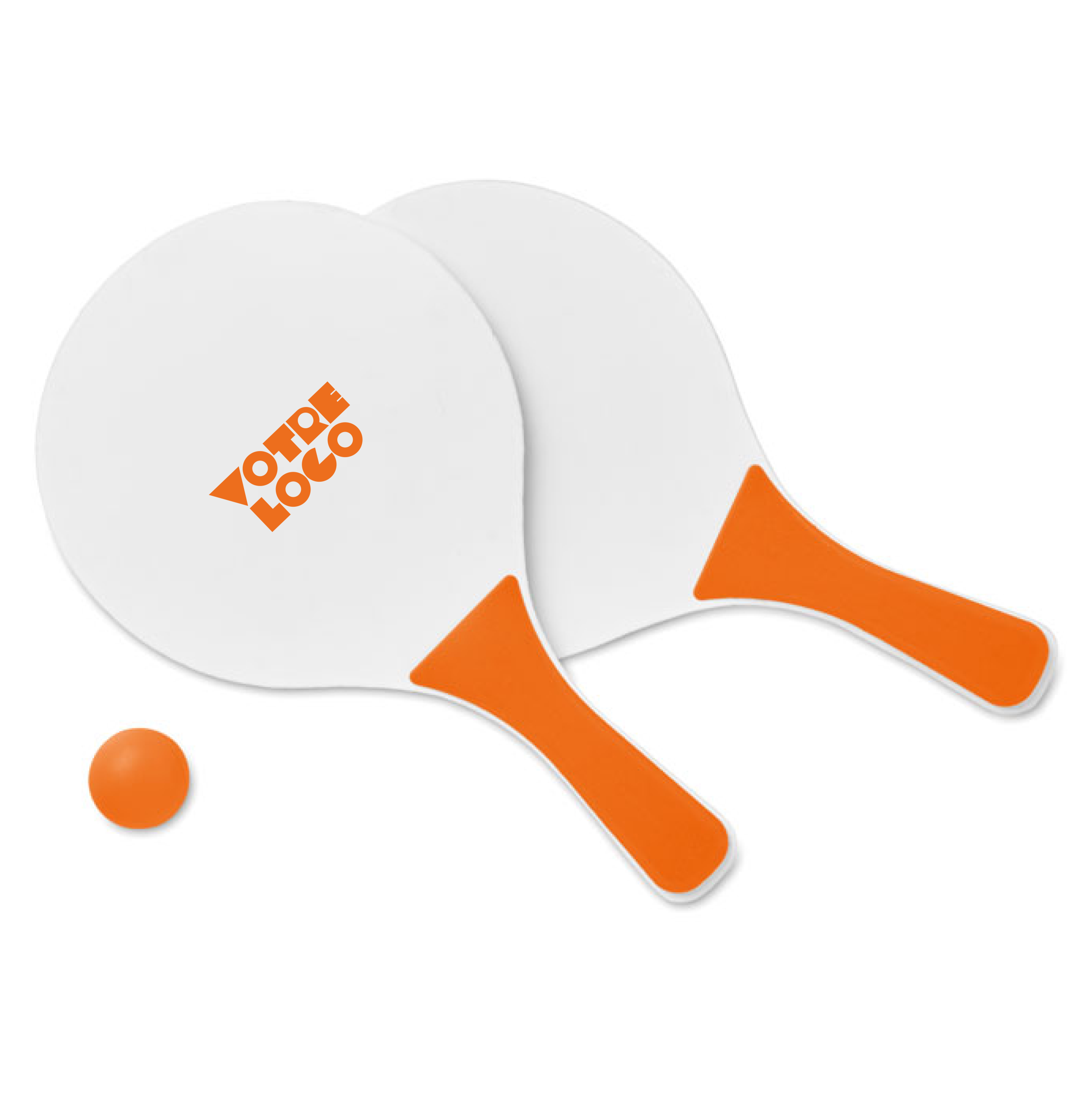 Tennis plage orange personnalisable