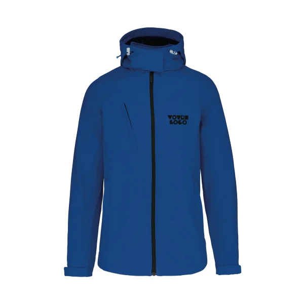 Veste softshell à capuche amovible femme 340 g/m² personnalisable