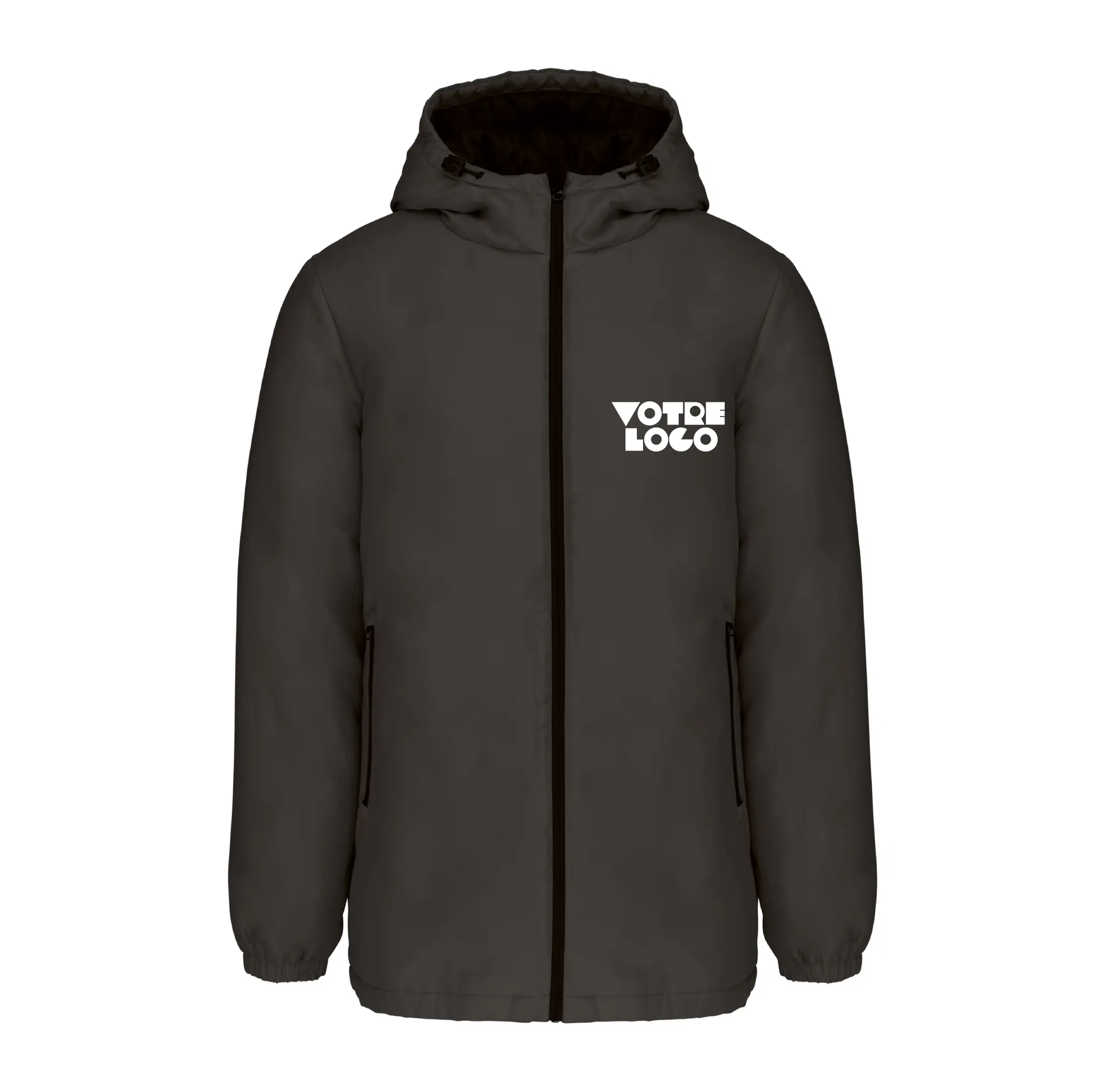 a-supprimer Parka à capuche recyclée unisexe 320 g/m² personnalisable