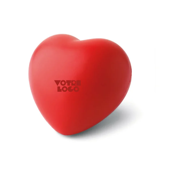 Anti-stress en forme de cœur personnalisable