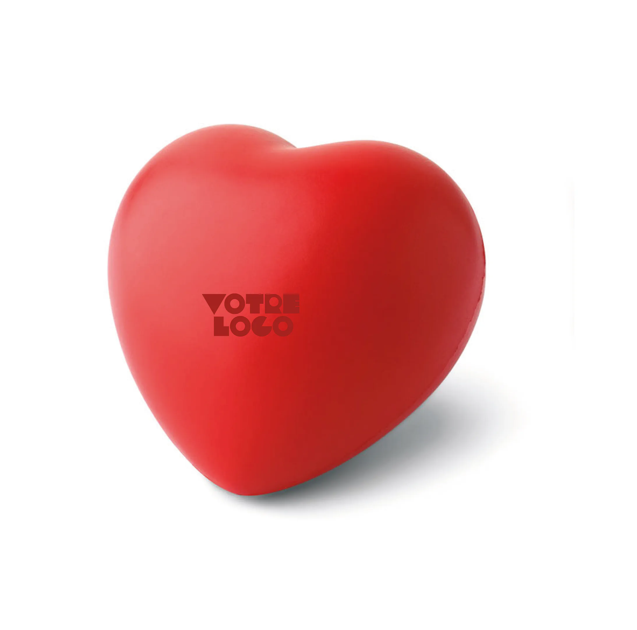 balle-anti-stress-forme-coeur-rouge-personnalisable Anti-stress en forme de cœur personnalisable