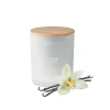 bougie-cire-vegetale-vanille-blanche-bambou-personnalisable Bougie en cire végétale parfumée 280 gr personnalisable