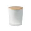 bougie-vanille-blanche-bambou-personnalisable Bougie en cire végétale parfumée 280 gr personnalisable