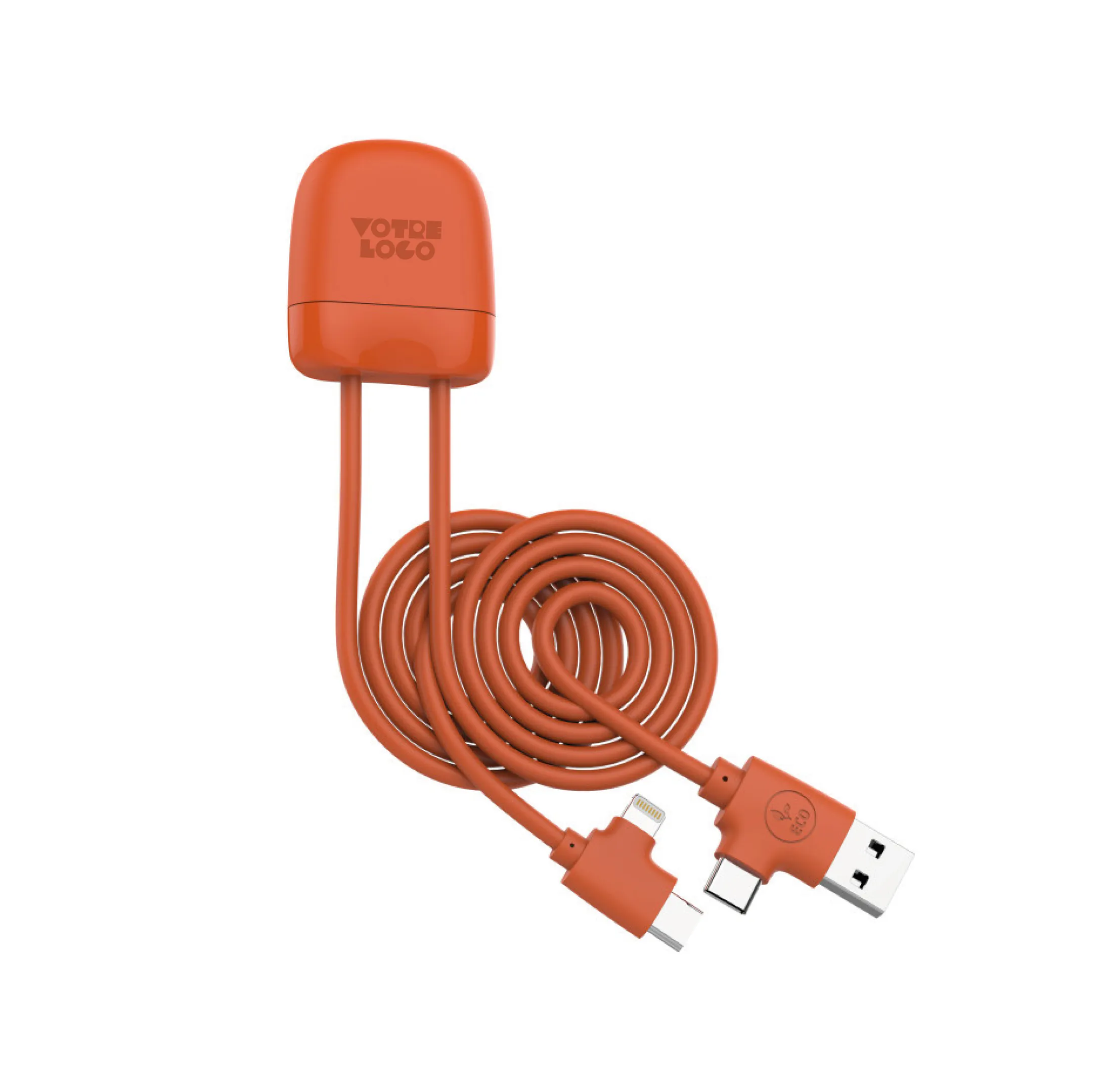 cable-multi-adaptateurs-orange-personnalisable Câble multi-adaptateur personnalisable
