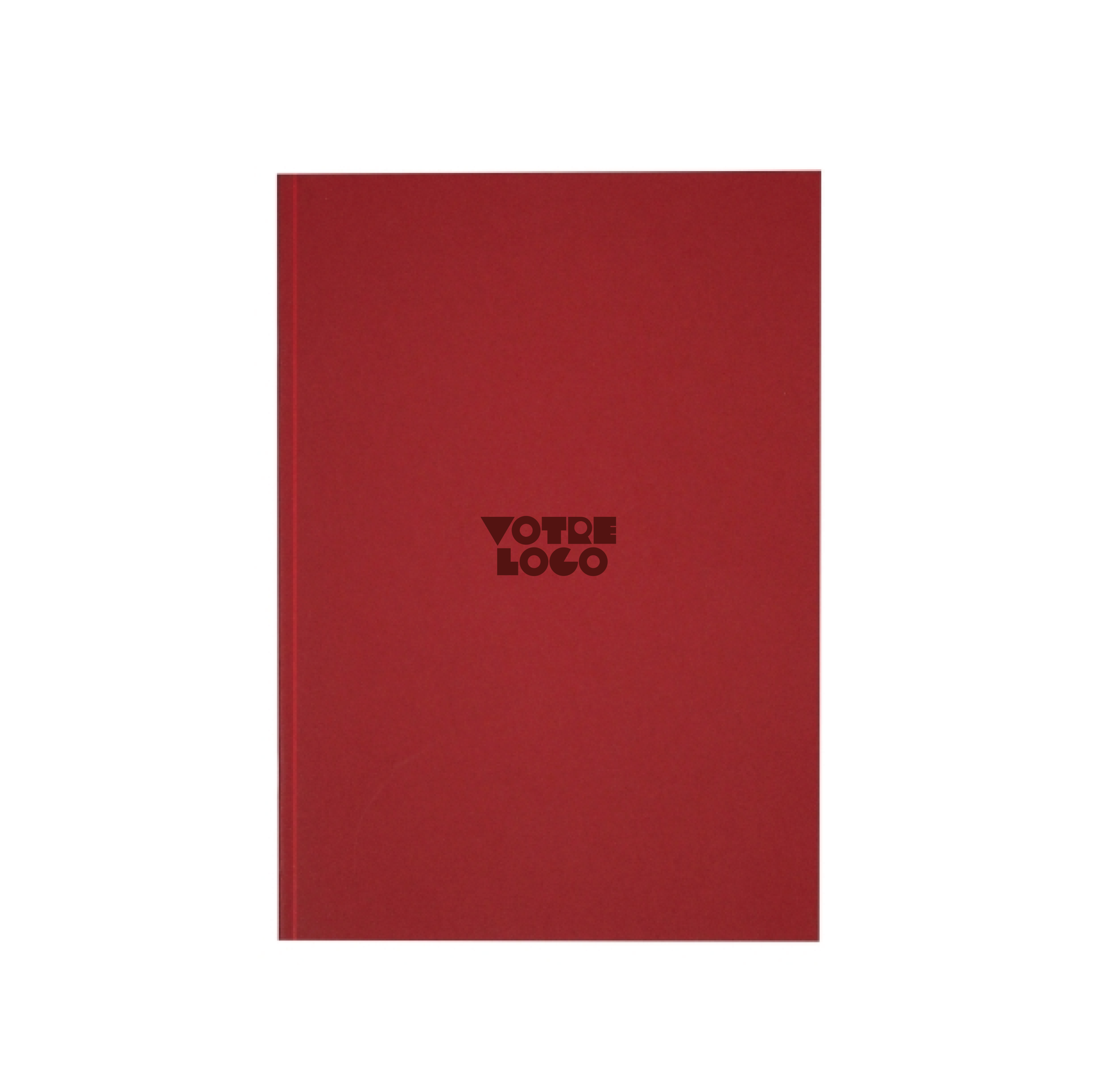carnet-A5-slim-reliure-personnalisable-rouge Carnet slim A5 Made in France personnalisable