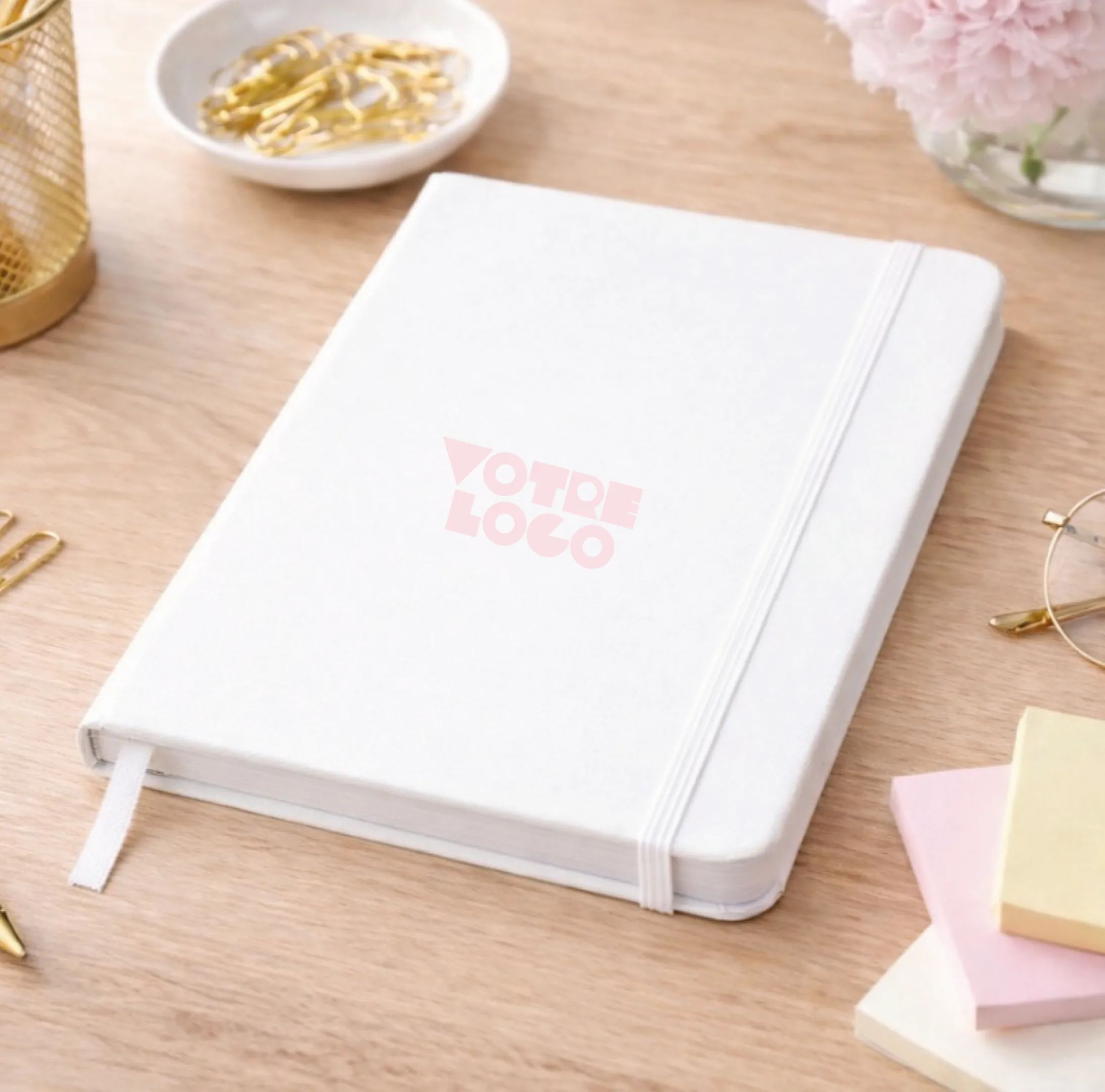 carnet-a5-blanc-express-personnalisable.webp Carnet de notes A5 Blanc personnalisable express