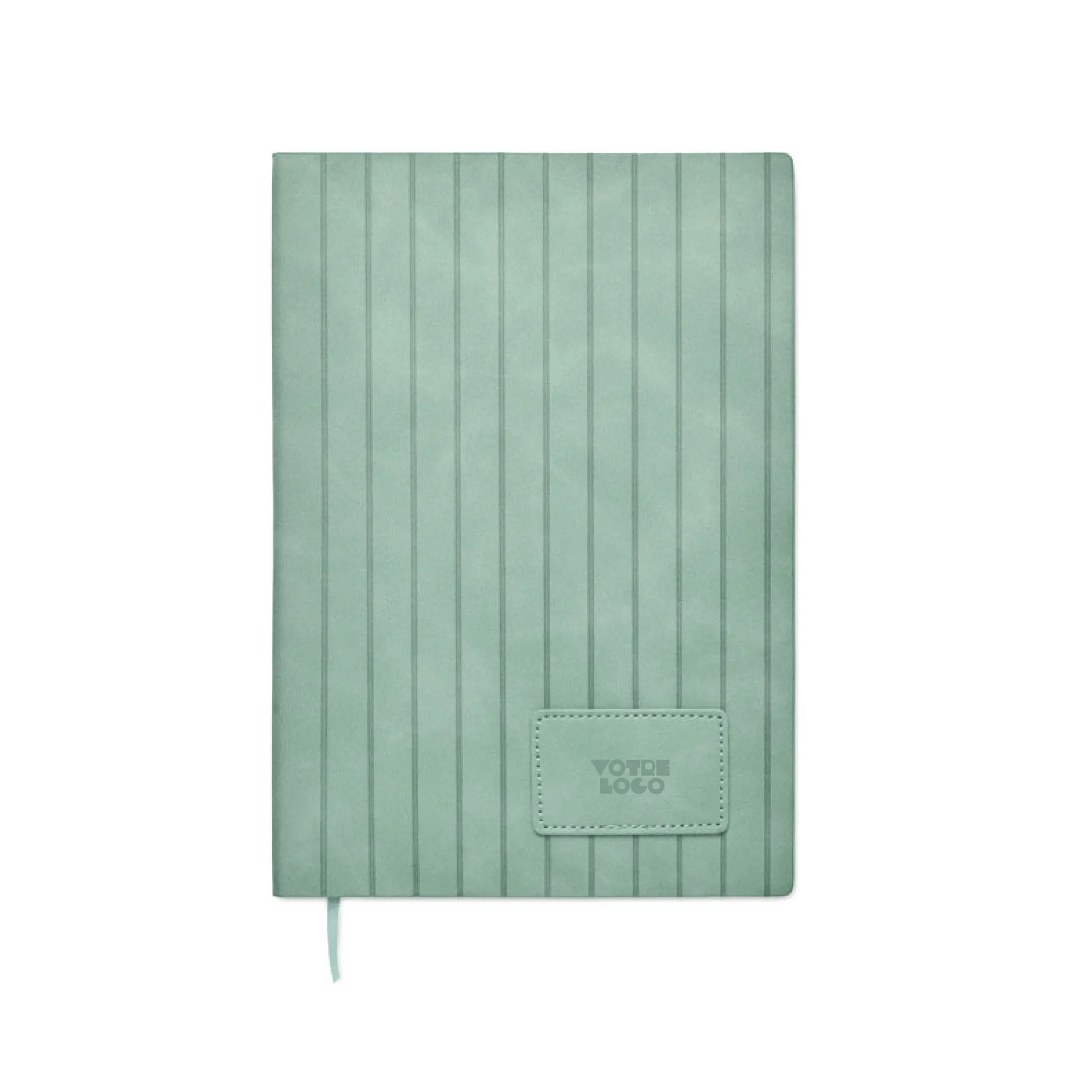 Carnet A5 nervurée effet patiné personnalisable