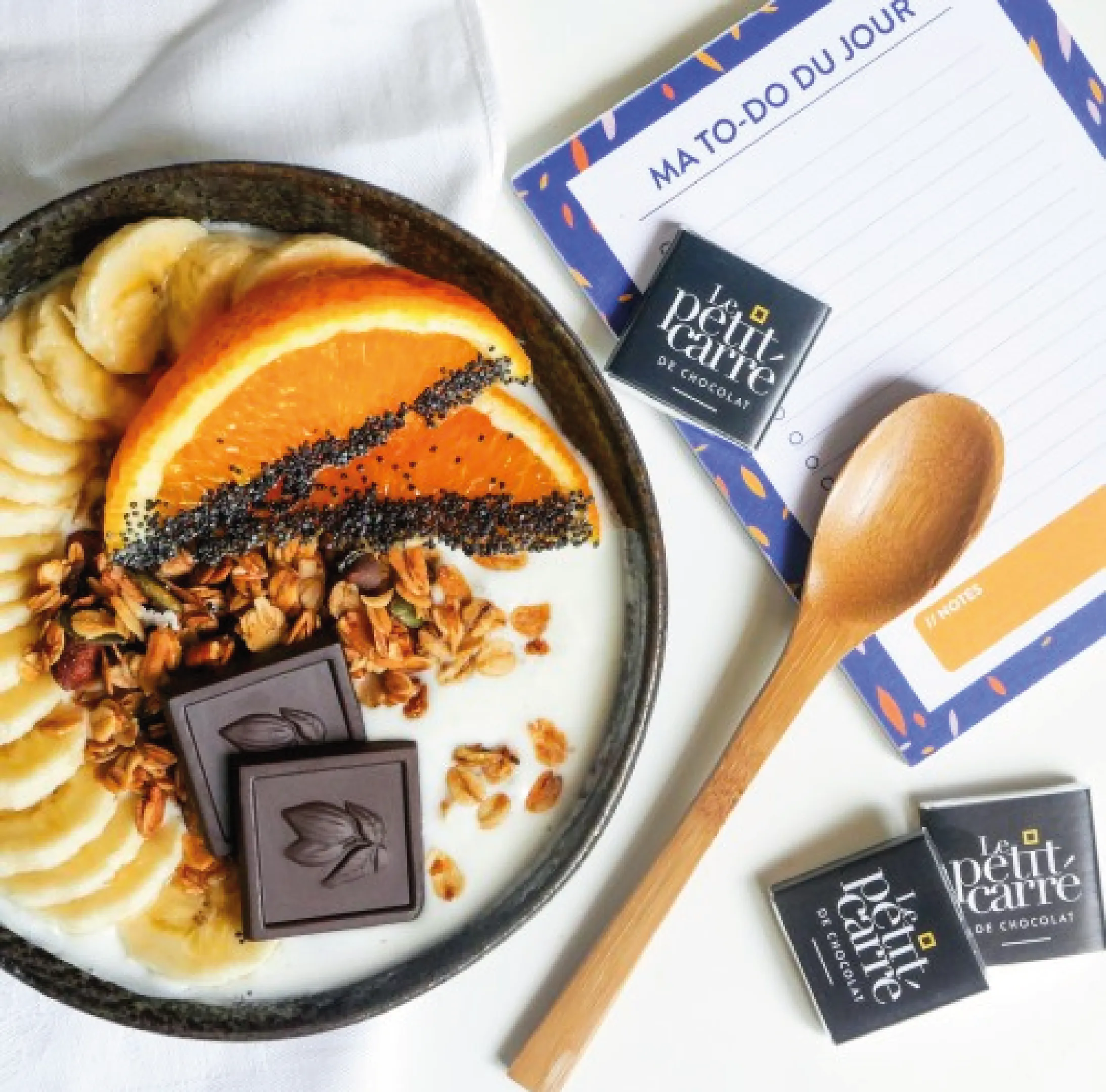 Carré de chocolat 4gr avec emballage personnalisable