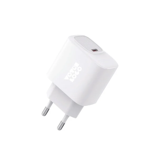 Chargeur secteur USB type-C 25W personnalisable