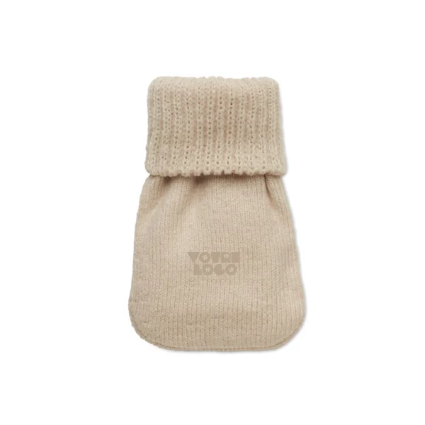 Chaufferette en polyester tricoté personnalisé