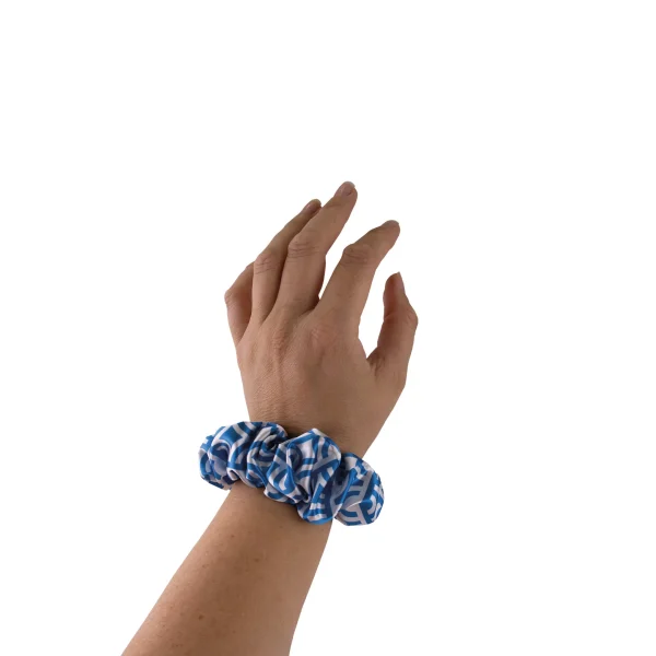 Chouchou / Elastique de cheveux en satin de polyester 90 gr/m2 personnalisable