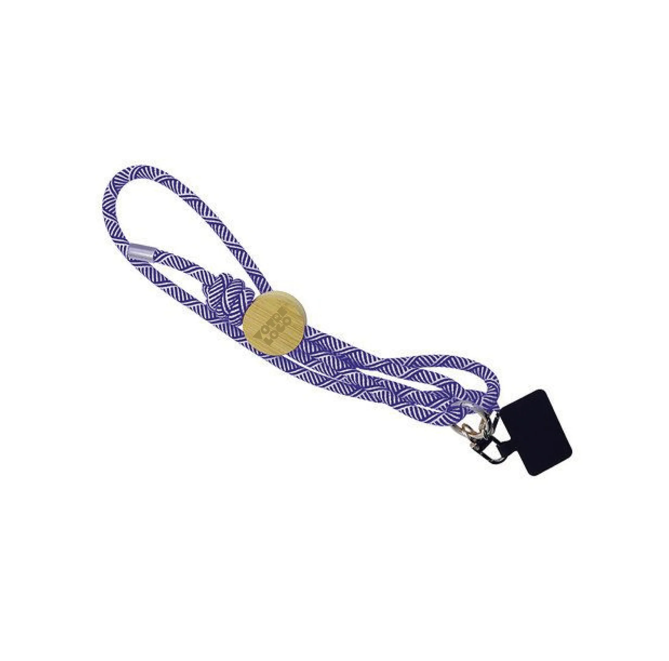 cordon-telephone-bleu-personnalisable Cordon pour téléphone personnalisable