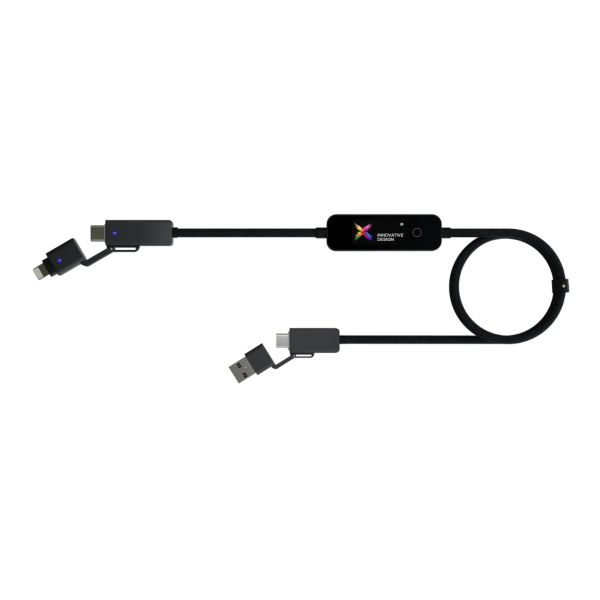 Câble 100 W avec affichage LCD personnalisable