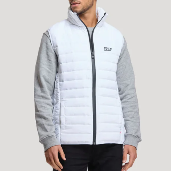 Doudoune sans manches homme Made in France personnalisable