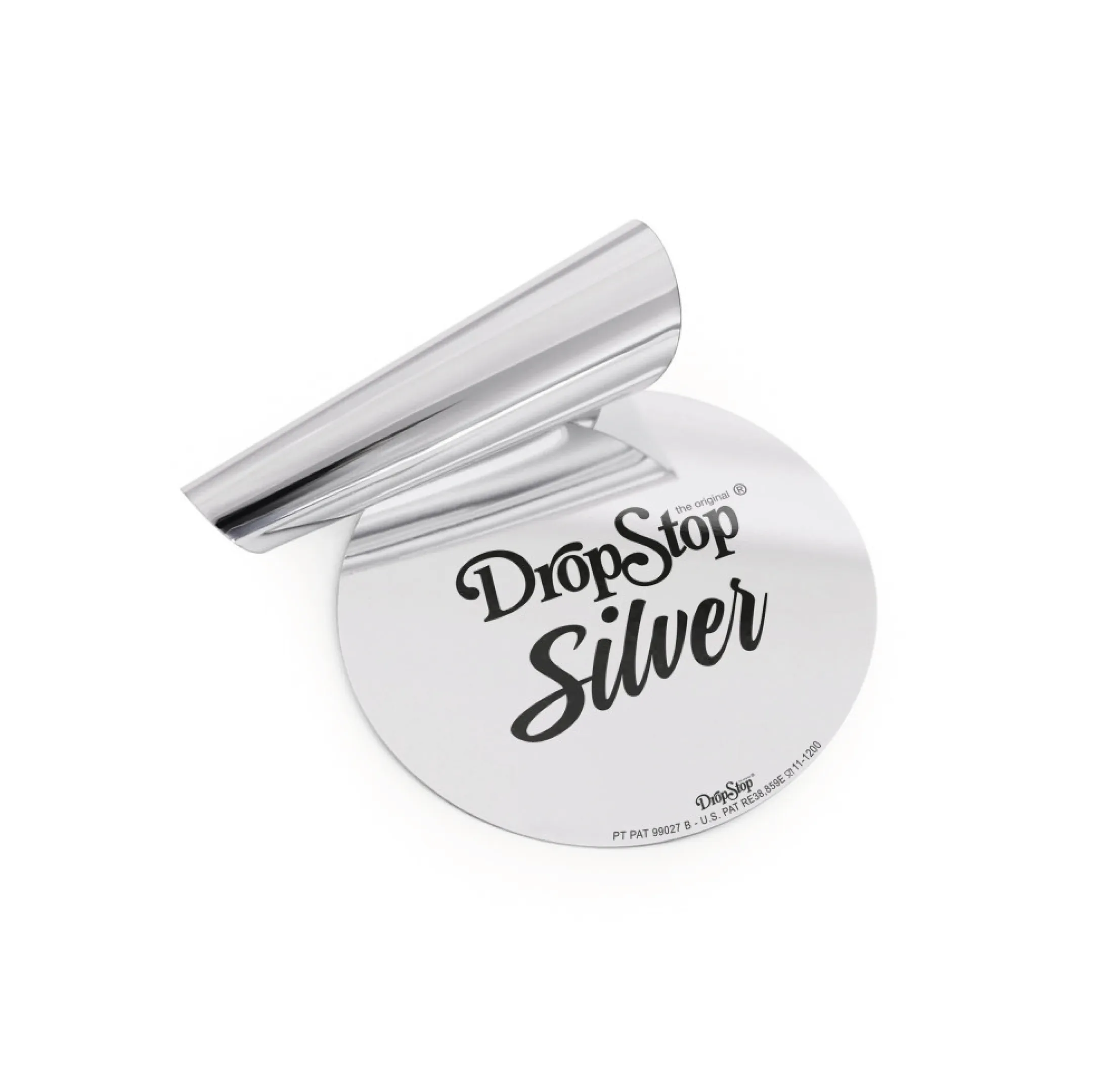 dropstop-anti-goutte-argente-personnalisable.webp Dropstop antigoutte personnalisable