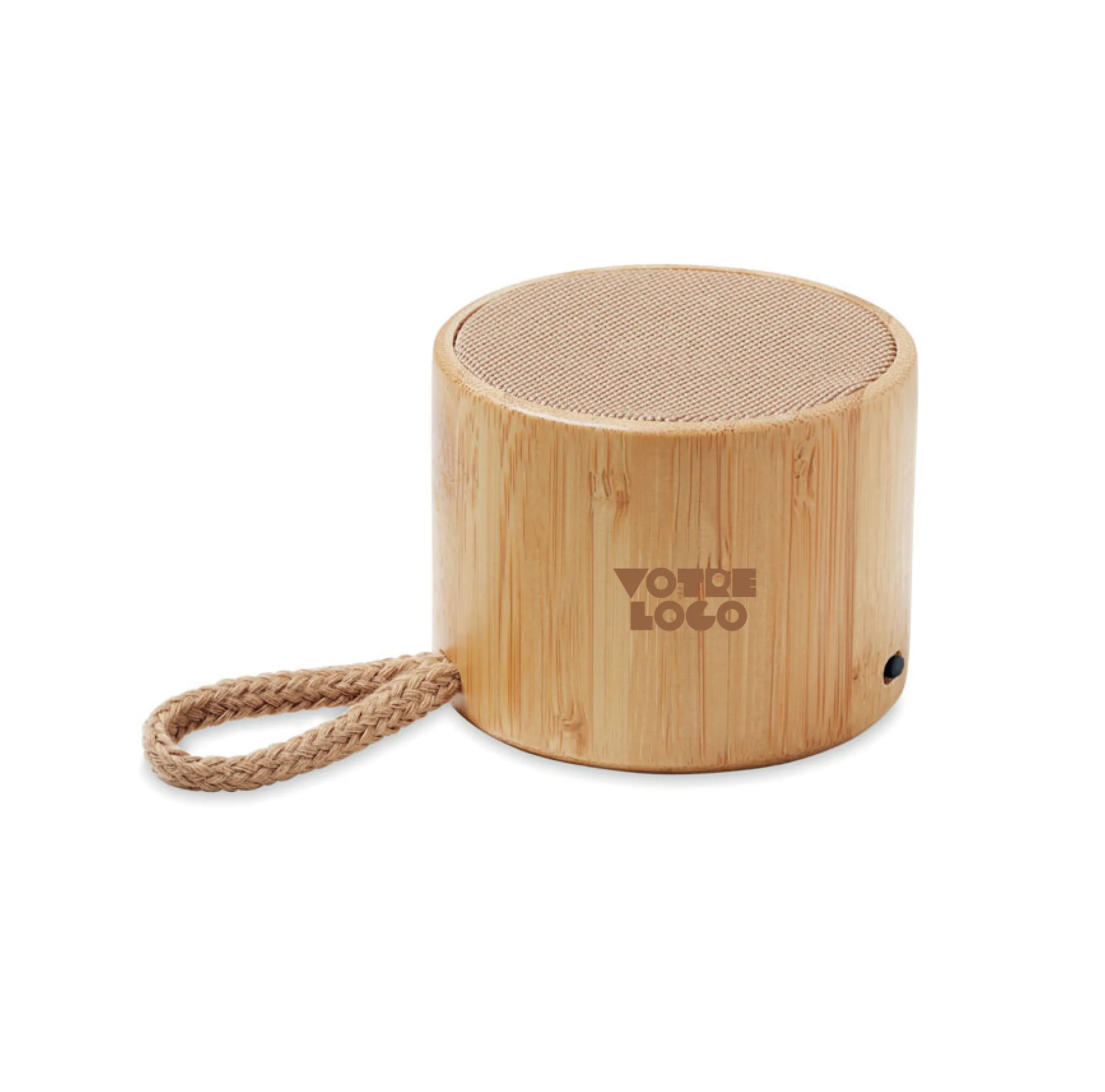 enceinte-sans-fil-bambou-personnalisable Enceinte sans fil personnalisable