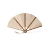 Éventail 23 cm en bois de bambou personnalisable