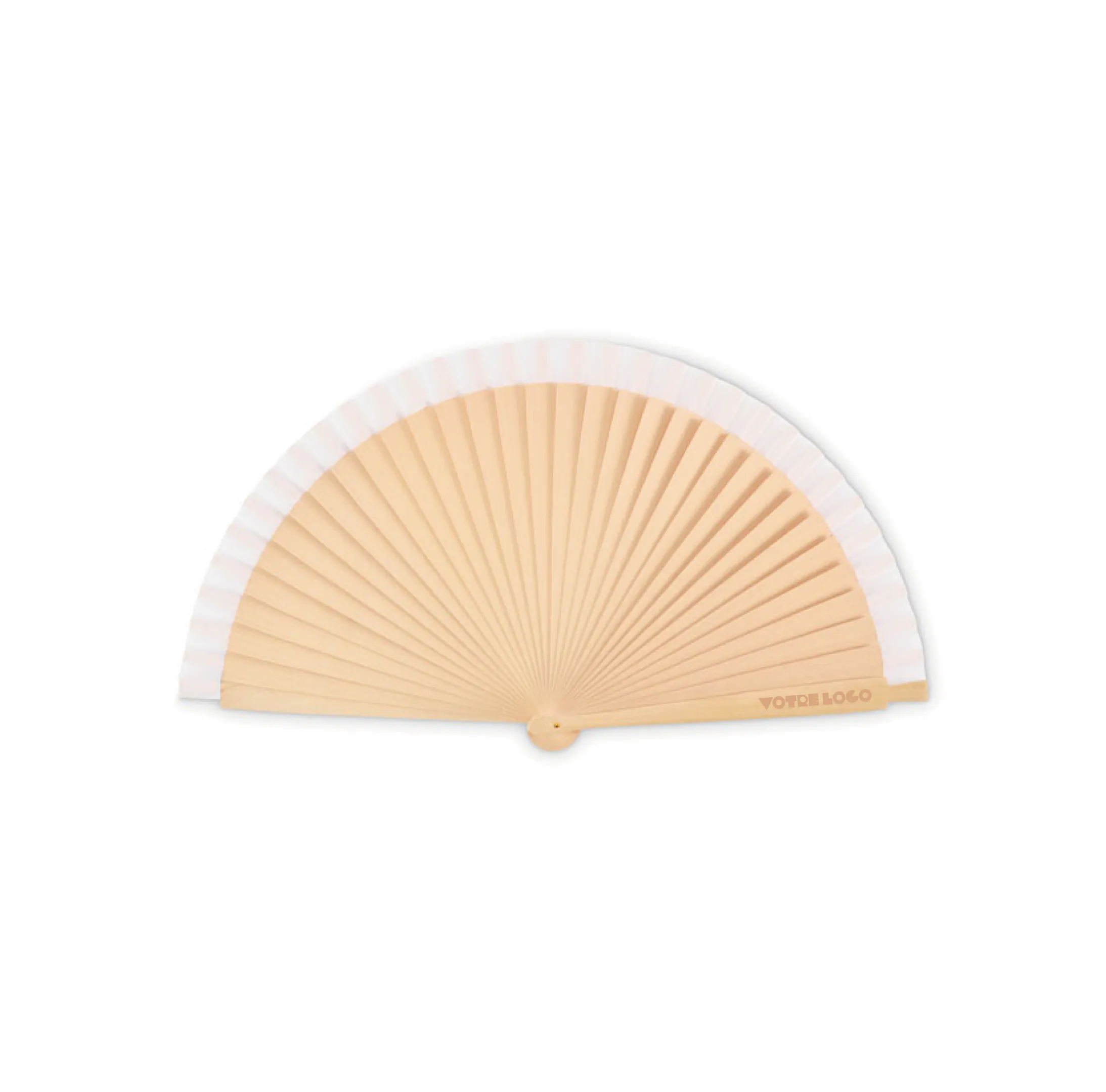 Eventail en bois Schima Superba personnalisable