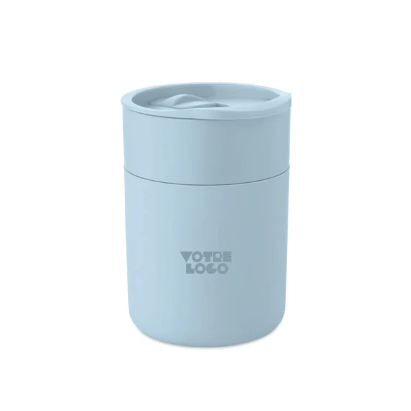 Gobelet take away en PP avec manchon en silicone personnalisable