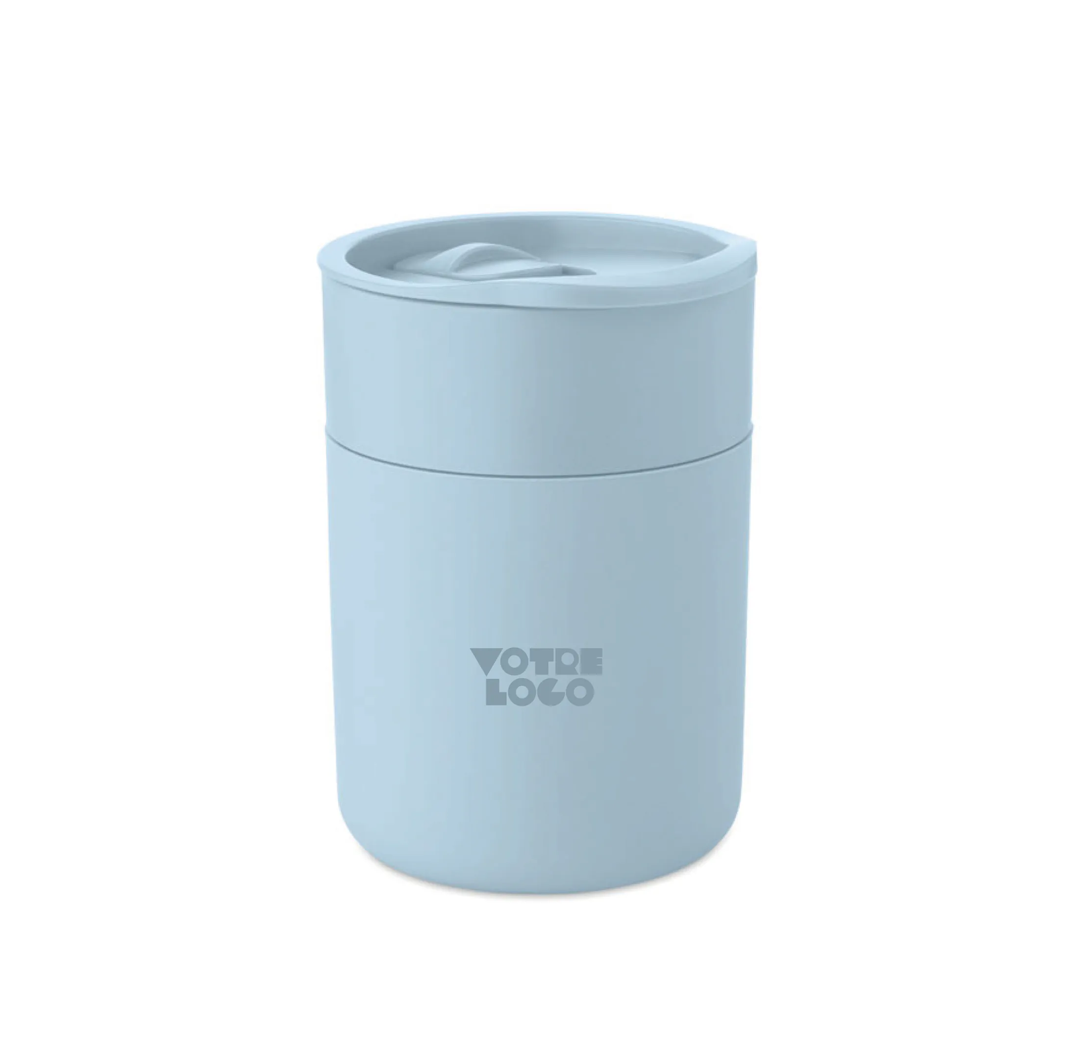 Gobelet take away en PP avec manchon en silicone personnalisable