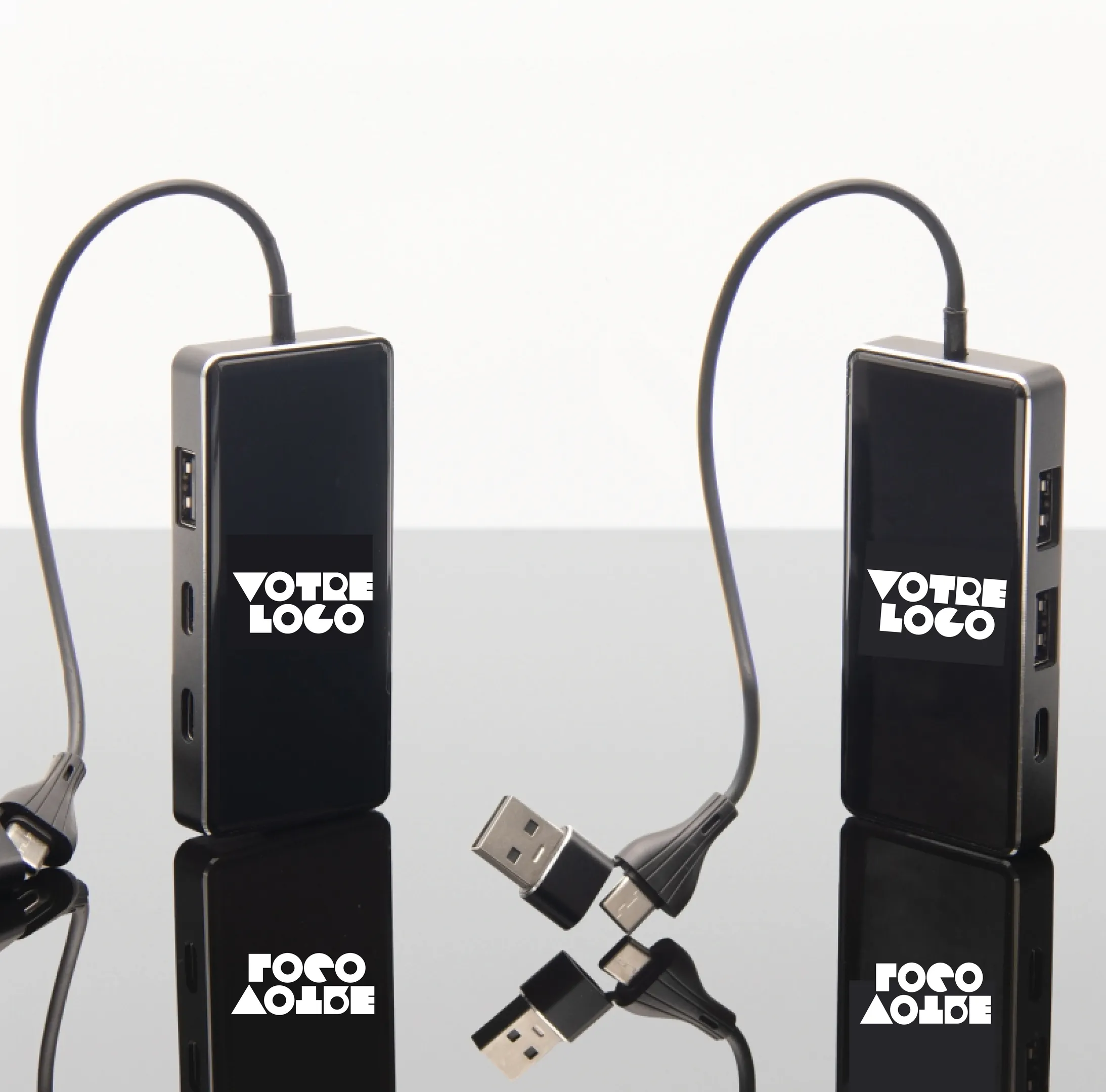 hub-lumineux-noir-usb-typec-personnalisable.webp Hub lumineux USB / Type C personnalisable