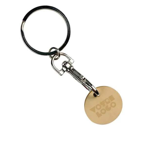 Jetons de caddie en bois Made in France personnalisable express