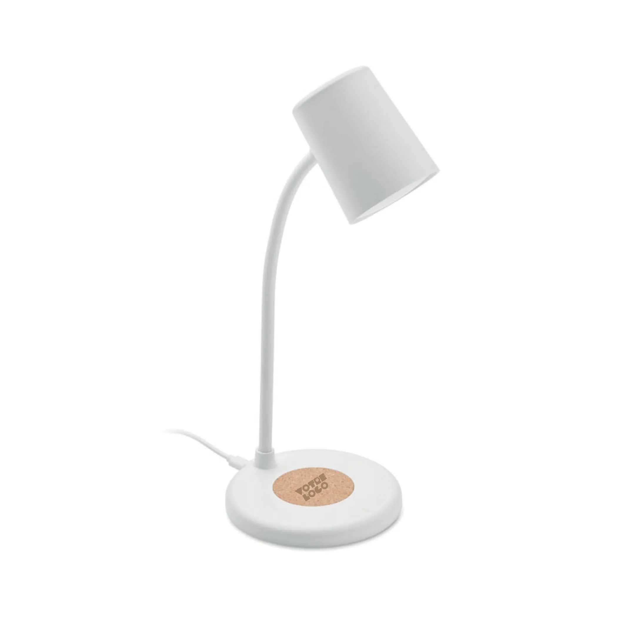 Lampe de bureau 15W à chargement et haut-parleur personnalisable