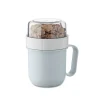 lunchbox-bleue-clair-petit-dejeuner-double-personnalisable Lunch box petit-déjeuner personnalisable