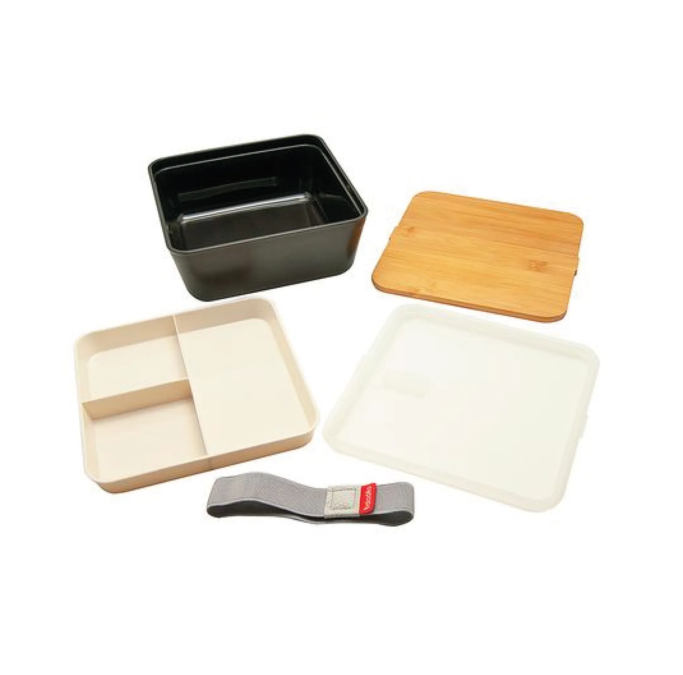 lunchbox-noir-couvercle-bambou-personnalisable Lunchbox personnalisable