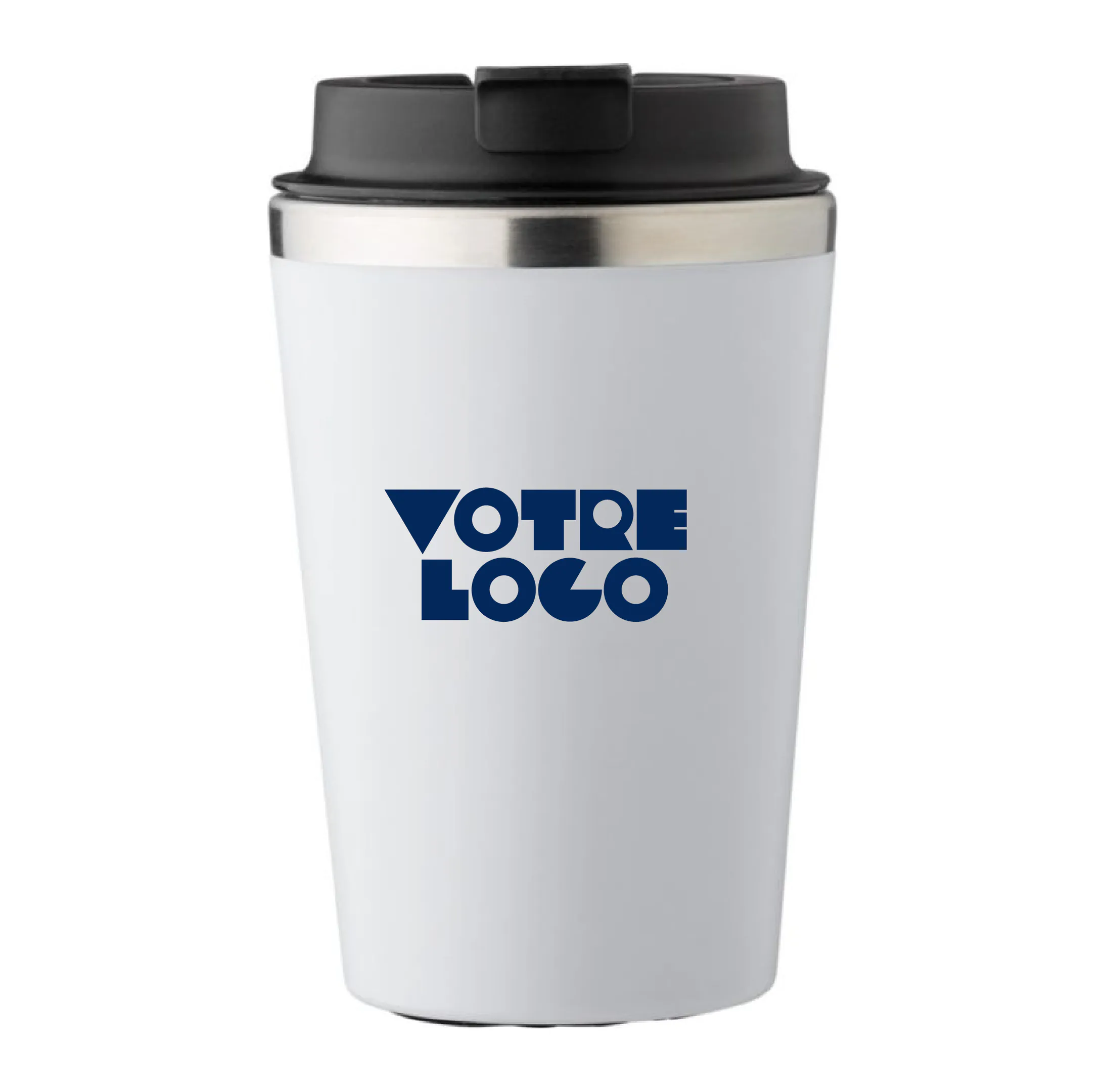 mug-acier-inoxydable-350ml-personnalisable-blanc Mug en acier inoxydable 350ml personnalisable