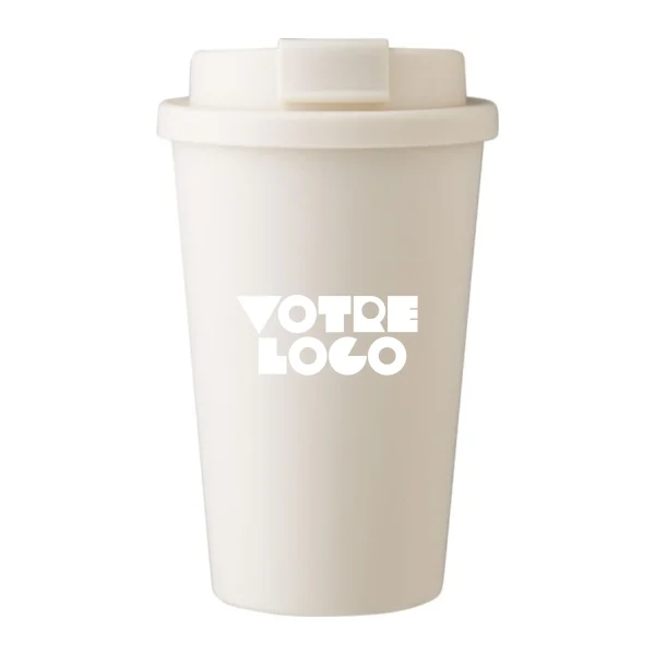 Mug nomade en PP de 350ml personnalisable
