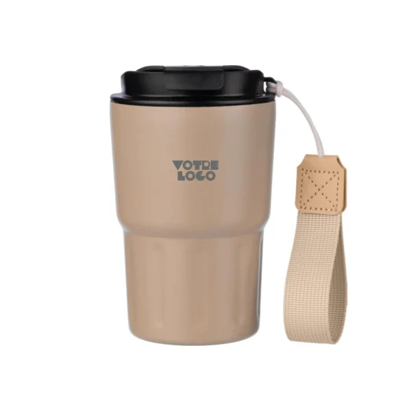 Mug isotherme en inox 320ml personnalisable