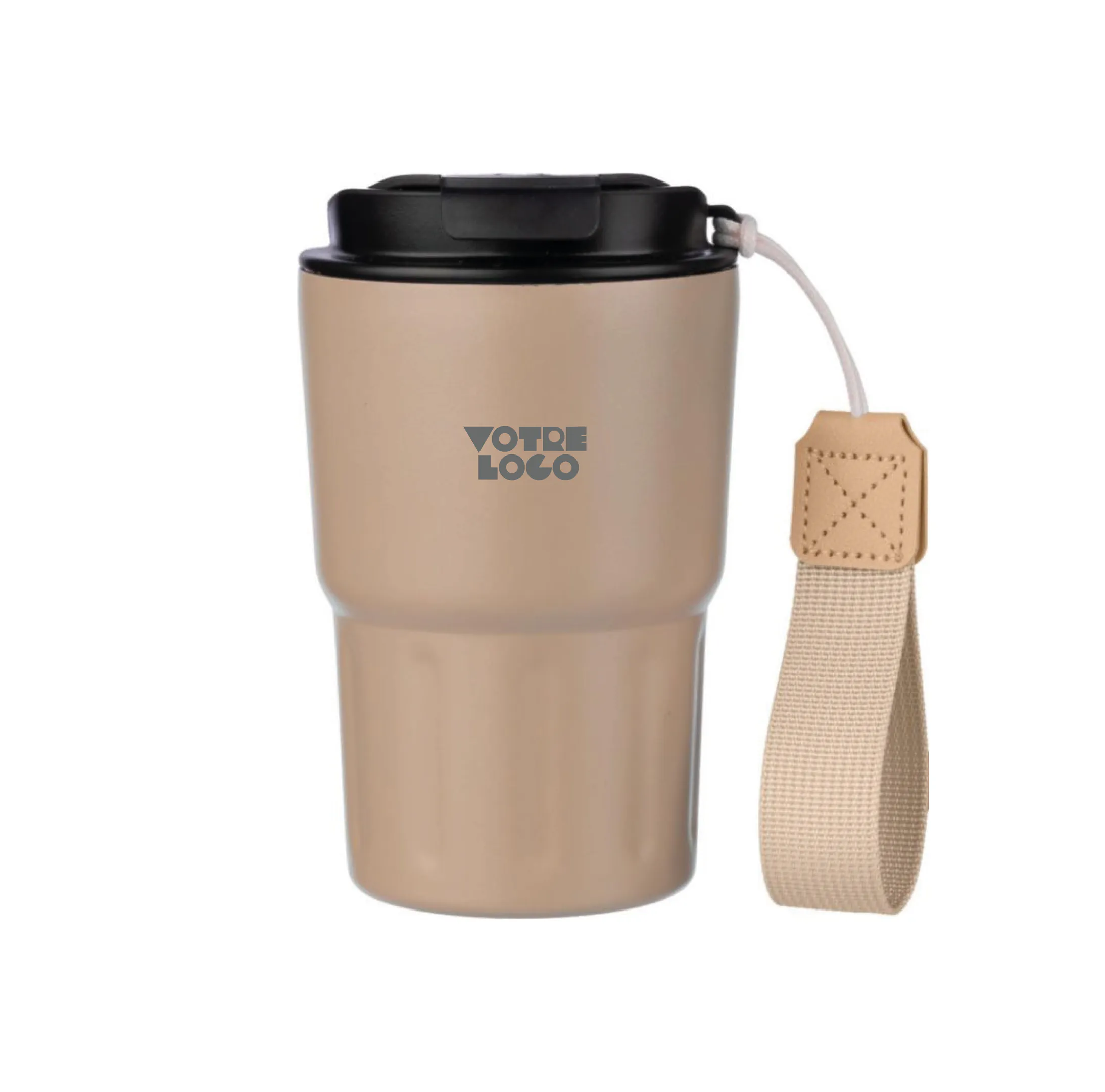 Mug isotherme en inox 320ml personnalisable
