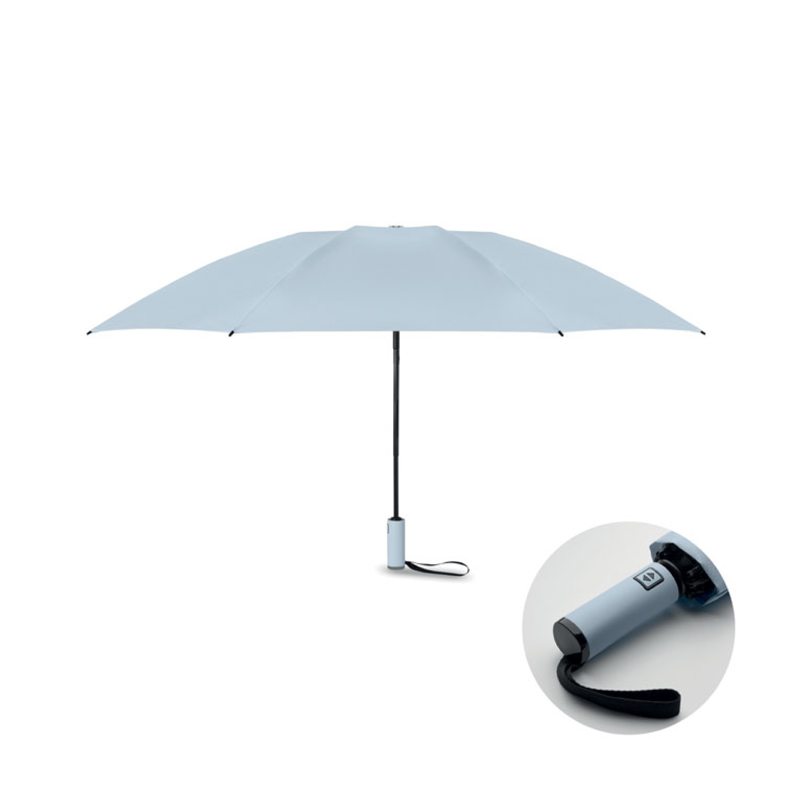 Parapluie en pongé RPET personnalisable